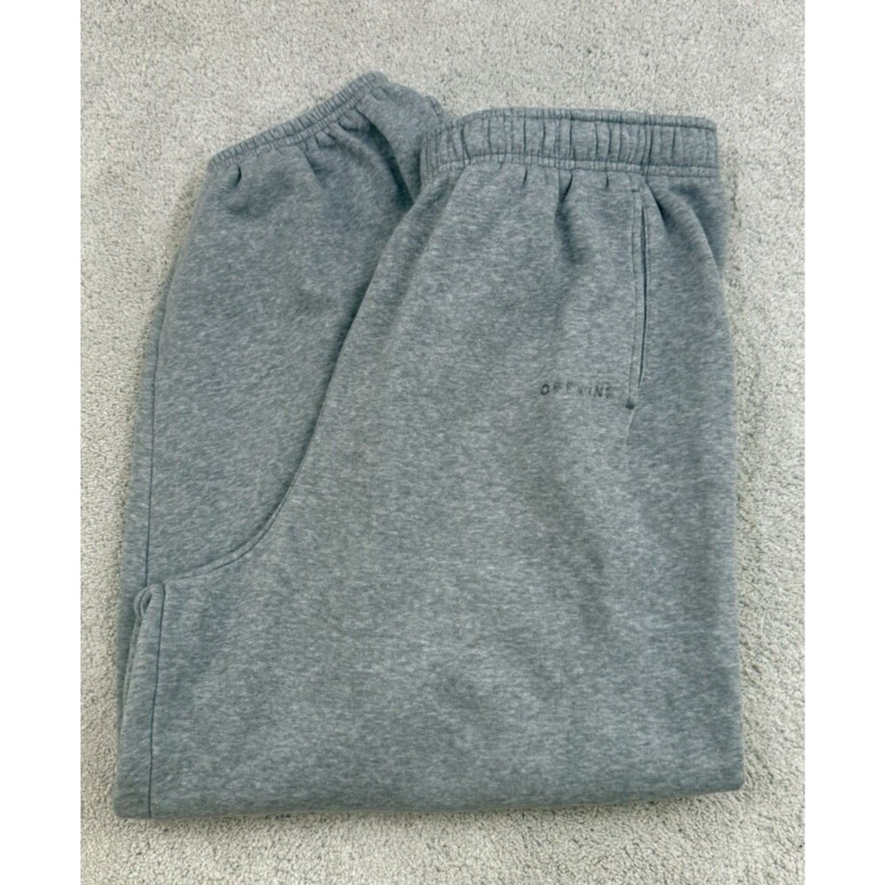 OFFLINE by Aerie Gray Jogger Pants - Baggy Fit - Elastic Waist - L